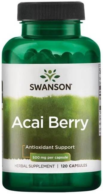 Acai Berry, 500 mg, 120 capsule, Swanson