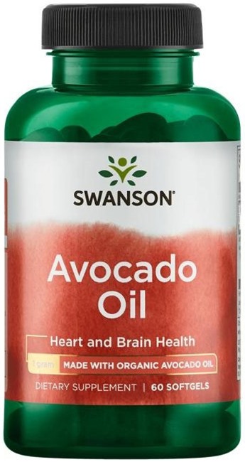 Avocado Oil, 60 capsule moi, Swanson