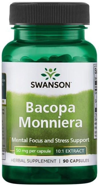 Bacopa Monniera, 50 mg, 90 capsule, Swanson