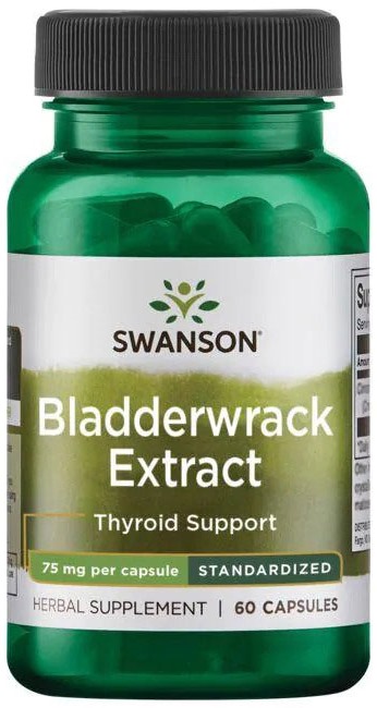 Bladderwrack Extract, 75 mg, 60 capsule, Swanson