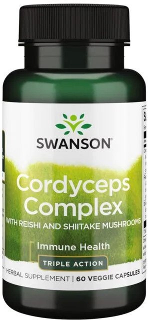 Cordyceps Complex, 600 mg, 60 capsule, Swanson