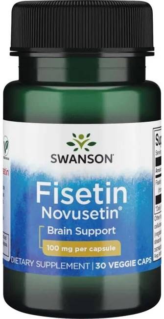 Fisetin Novusetin, 100 mg, 30 capsule, Swanson