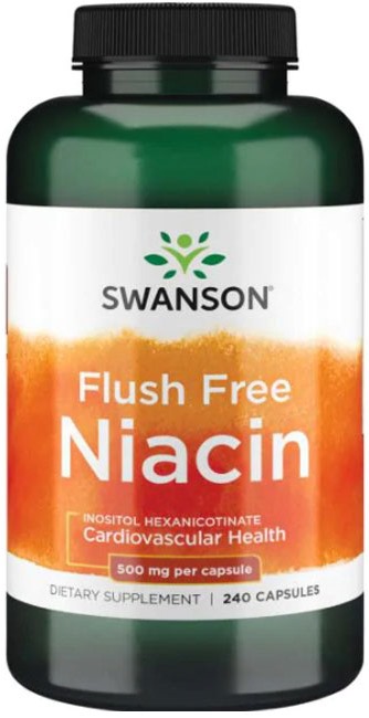Flush Free Niacin, 500 mg, 240 capsule, Swanson