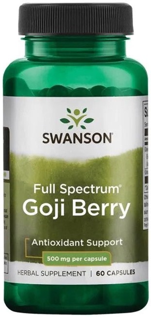 Full Spectrum Goji Berry, 500 mg, 60 capsule, Swanson