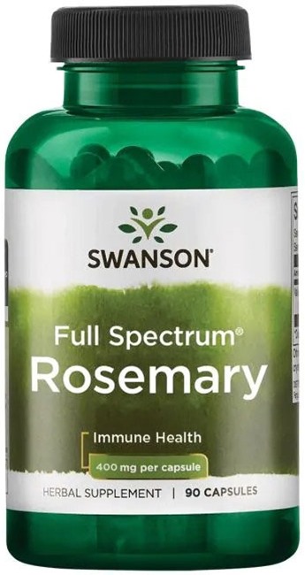 Full Spectrum Rosemary, 400 mg, 90 capsule, Swanson