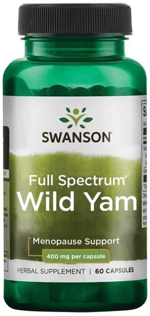 Full Spectrum Wild Yam, 400 mg, 60 capsule, Swanson