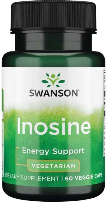 Inosine, 60 capsule vegetale, Swanson