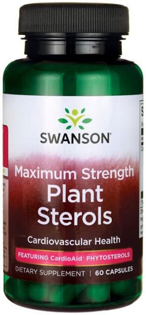 Maximum Strength Plant Sterols, 60 capsule, Swanson