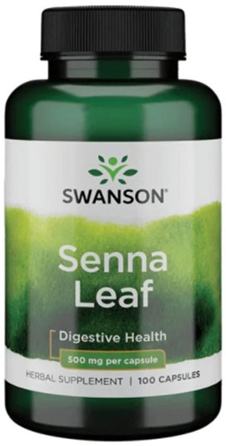 Senna Leaf, 500 mg, 100 capsule, Swanson