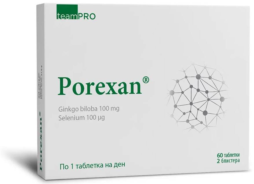 Porexan, 60 tablete, TeamPro