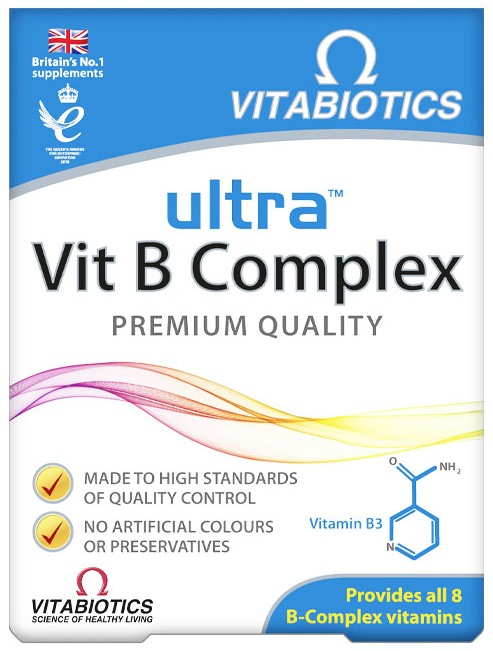 Ultra Vitamin B Complex, 60 tablete, Vitabiotics
