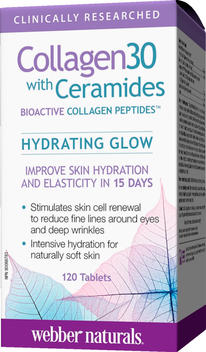 Collagen 30 with Ceramides, 120 tablete, Webber Naturals