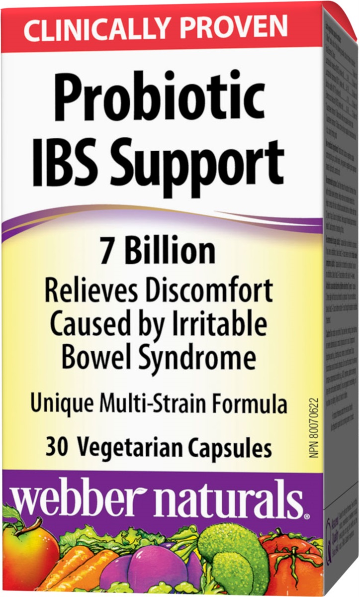 Probiotic IBS Support, 30 capsule, Webber Naturals