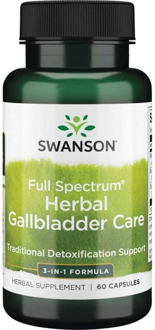 Full Spectrum Herbal Gallbladder Care, 60 capsule, Swanson