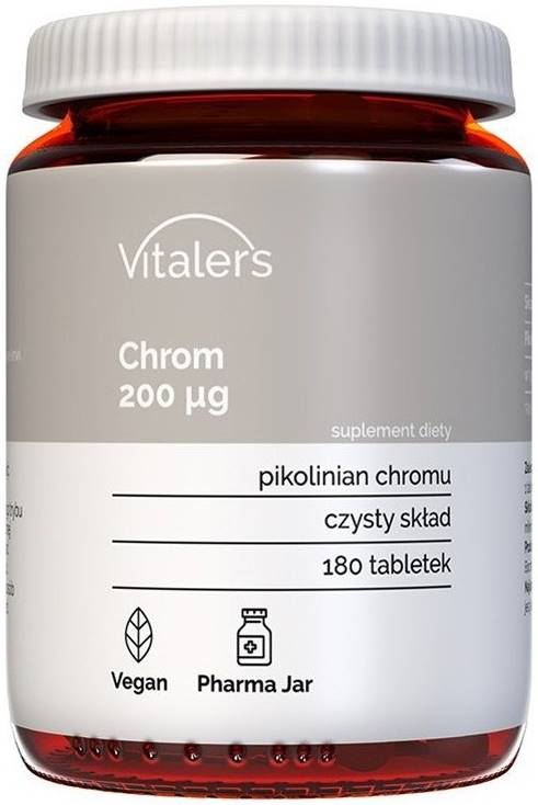 Chrom, 200 µg, 180 tablete, Vitaler's