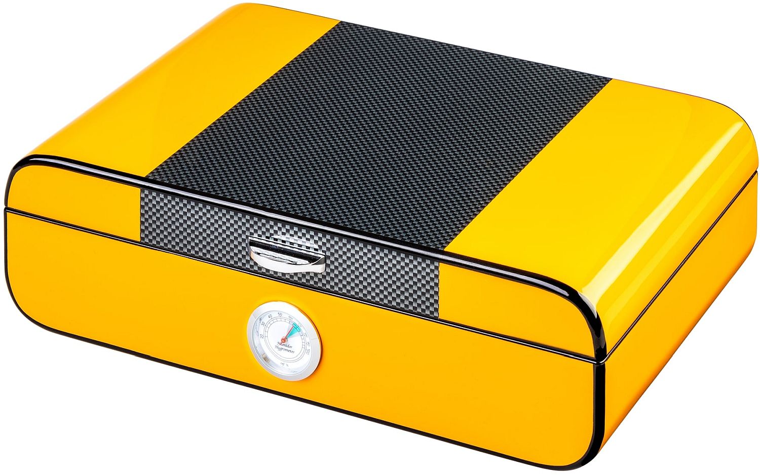 Humidor Angelo - Galben, 30 x 20 x 9 cm