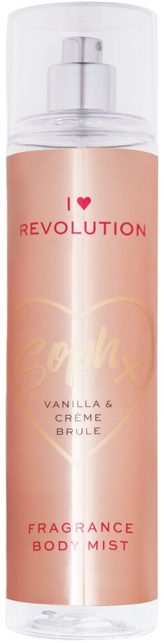 I Heart Revolution Spray pentru corp Vanilla &amp; Creme Brulee, 236 ml