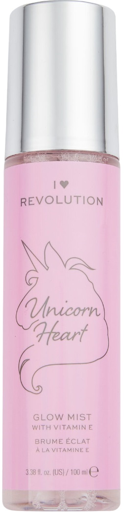 I Heart Revolution Unicorn Heart Glow Spray de strălucire, 100 ml
