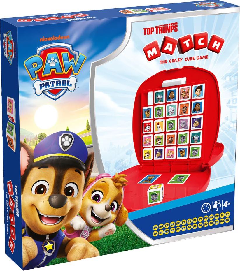 Joc de cărți și zaruri   TopTrumps Match - Paw Patrol