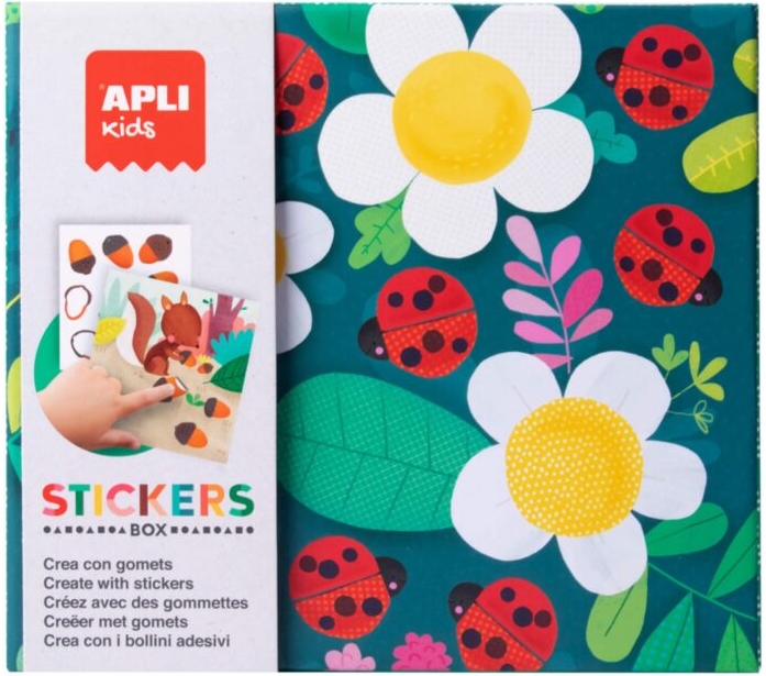 Joc cu stickere Apli - Buburuza