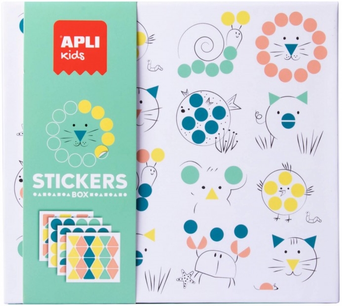 Joc cu stickere Apli - Animale