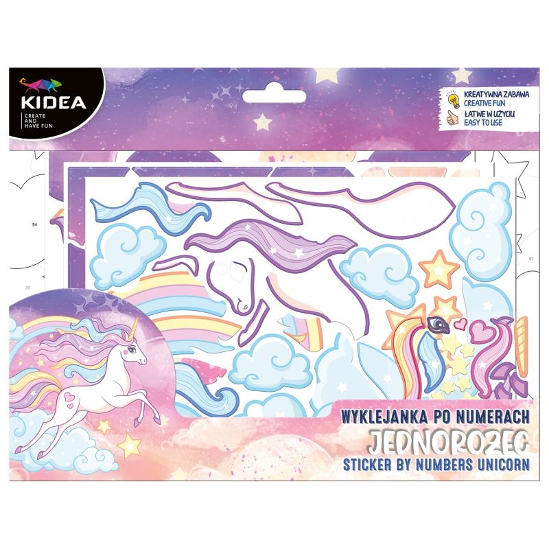 Joc cu stickere pe numere Kidea – Magie