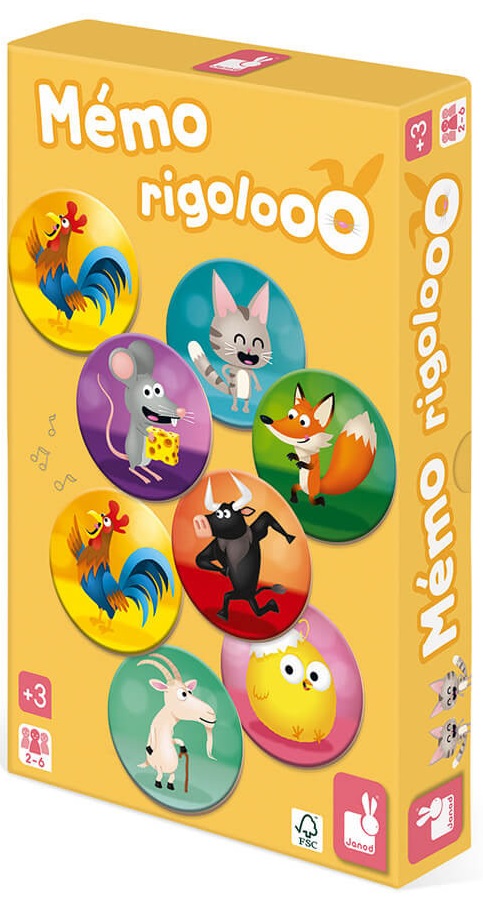 Joc de memorie Janod - Rigolooo