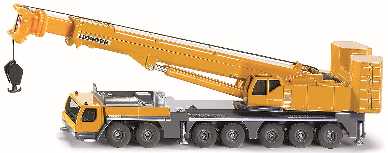 Mașinuță din metal Siku Super - macara mobila Liebherr, 1:87