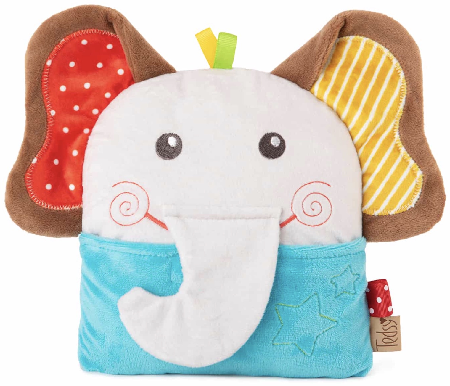 Jucărie anti-colici cu sâmburi de cireșe Amek Toys - Elefant, Buddy the elephant