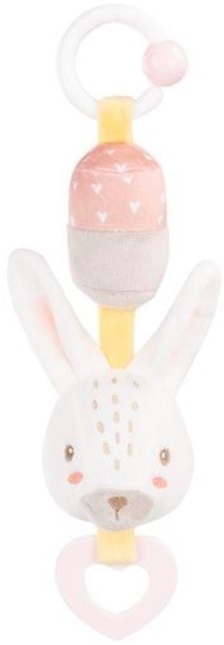 Jucărie cu clopoțel KikkaBoo Bell - KikkaBoo - Rabbits in Love