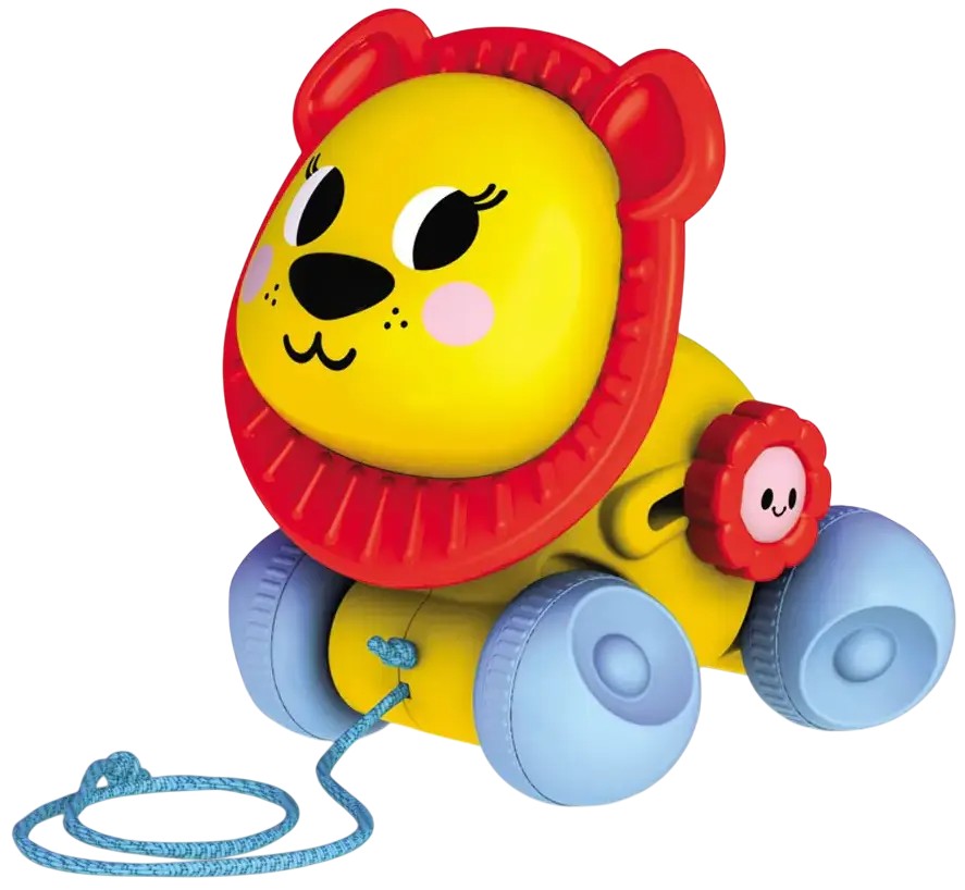 Jucărie de împins și tras Kids Hits – Leu