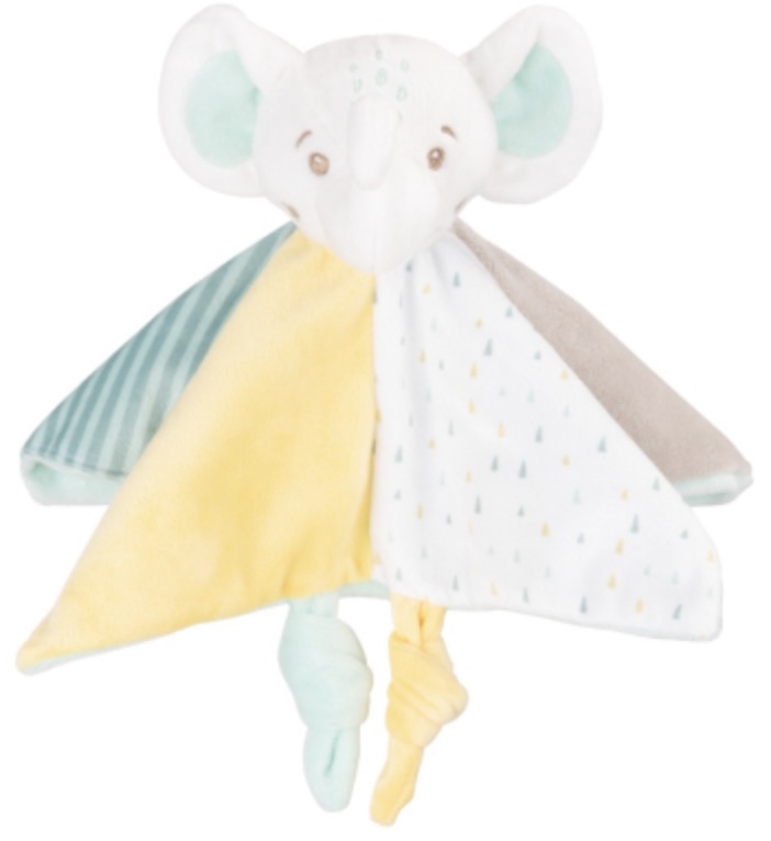 Jucărie de îmbrățișat KikkaBoo Cuddle Toy - Elephant Time