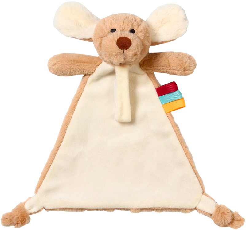 Jucărie de îmbrățișare cu suport pentru suzeta Babyono - Willie the Puppy