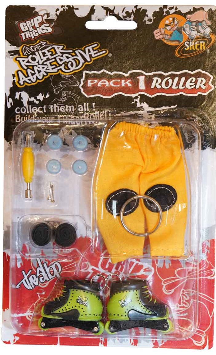 Jucarie pentru degete  Grip&Trick - Role, verzi