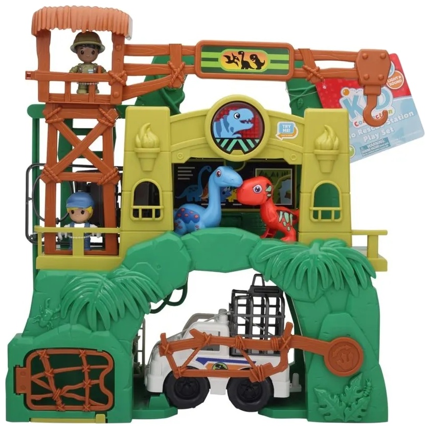 Set de joacă Tiny Kiddom L&S - Rezervația de dinozauri, 28 piese