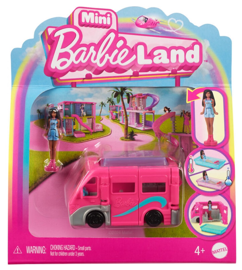 Set joc  Barbie Mini BarbieLand - Vehicul cu păpușă, sortiment