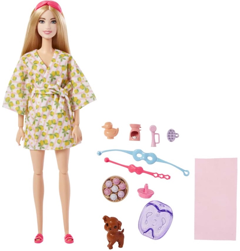 Set de joc Barbie Wellness - Timp pentru pedichiură