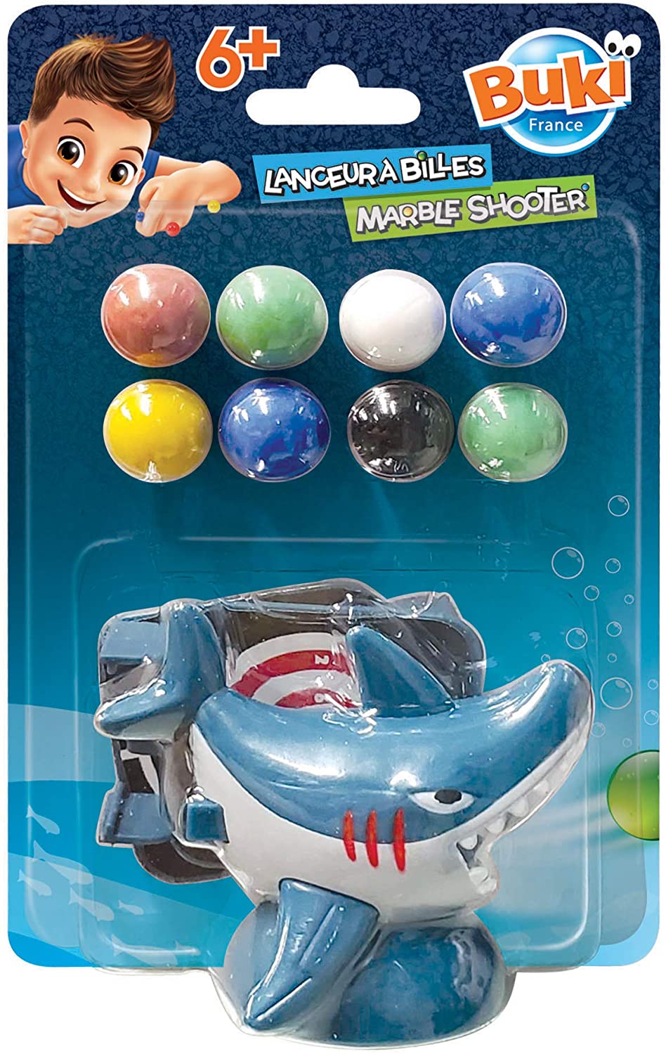 Set de joaca Buki - Aruncator de bile, rechin