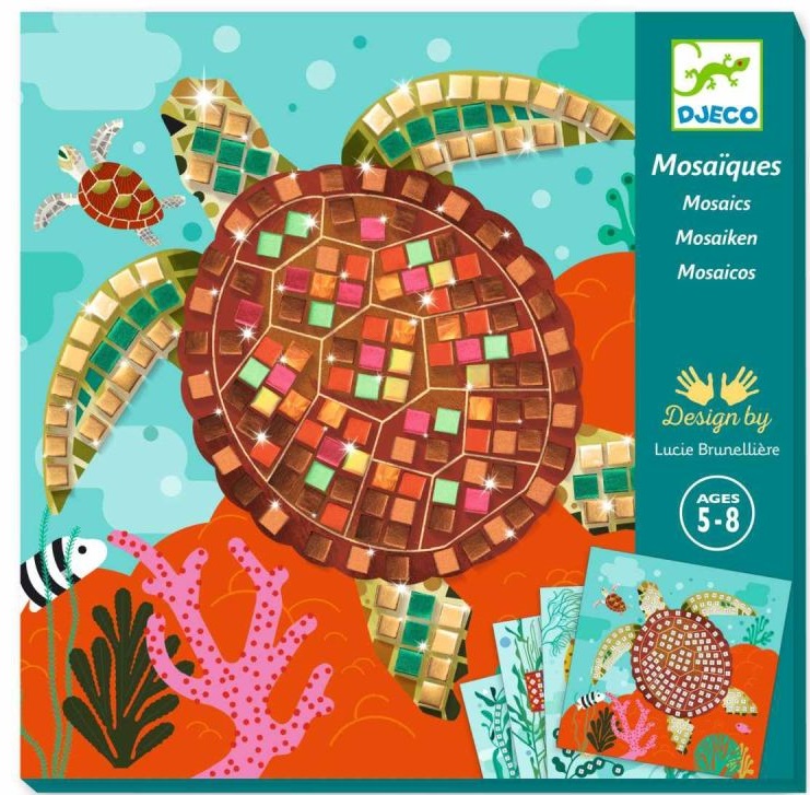 Set de joacă  Djeco - Mozaic, animale din Caraibe