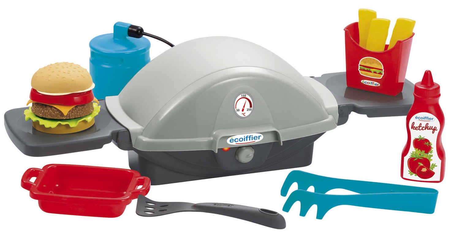 Set de joaca Ecoiffier - Gratar cu accesorii, 19 piese