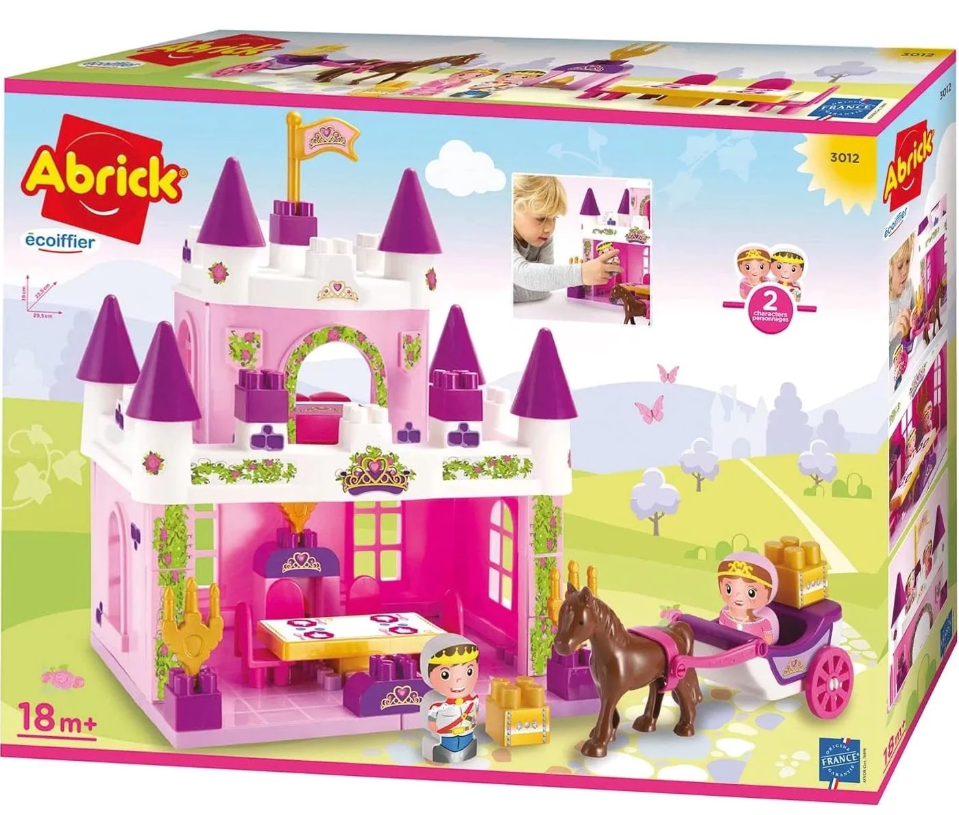 Set de joacă Ecoiffier - construirea unui castel Abrick