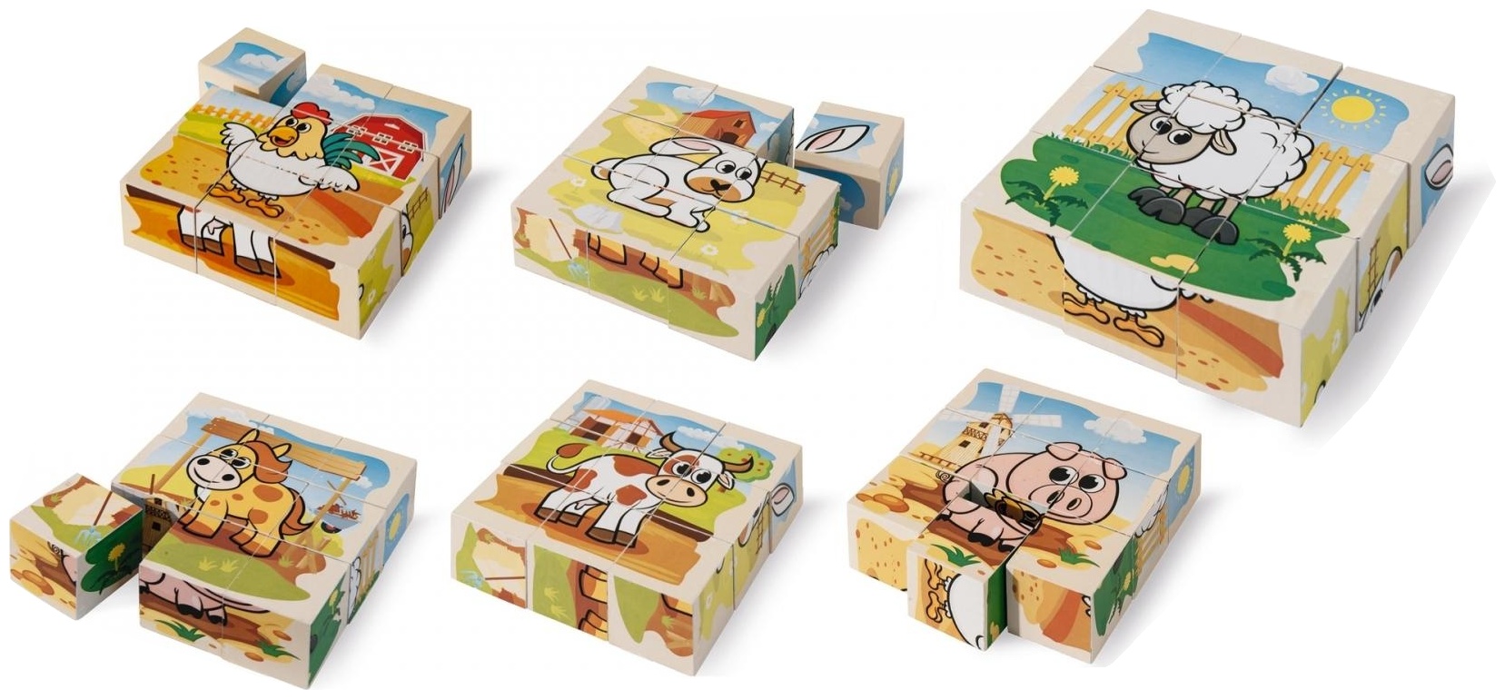 Set de joacă Eichhorn - Puzzle Fermă