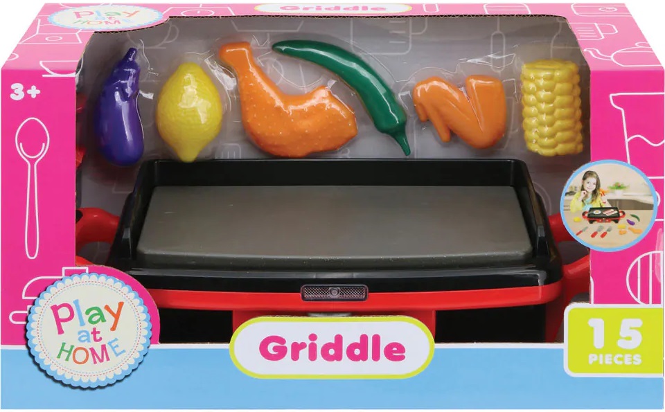 Set joc Felyx Toys Play at Home - Gratar de petrecere, cu lumină și sunet
