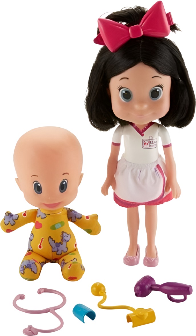 Set de joacă Fisher Price Cleo&amp;Cuquin - Cabinetul medicului