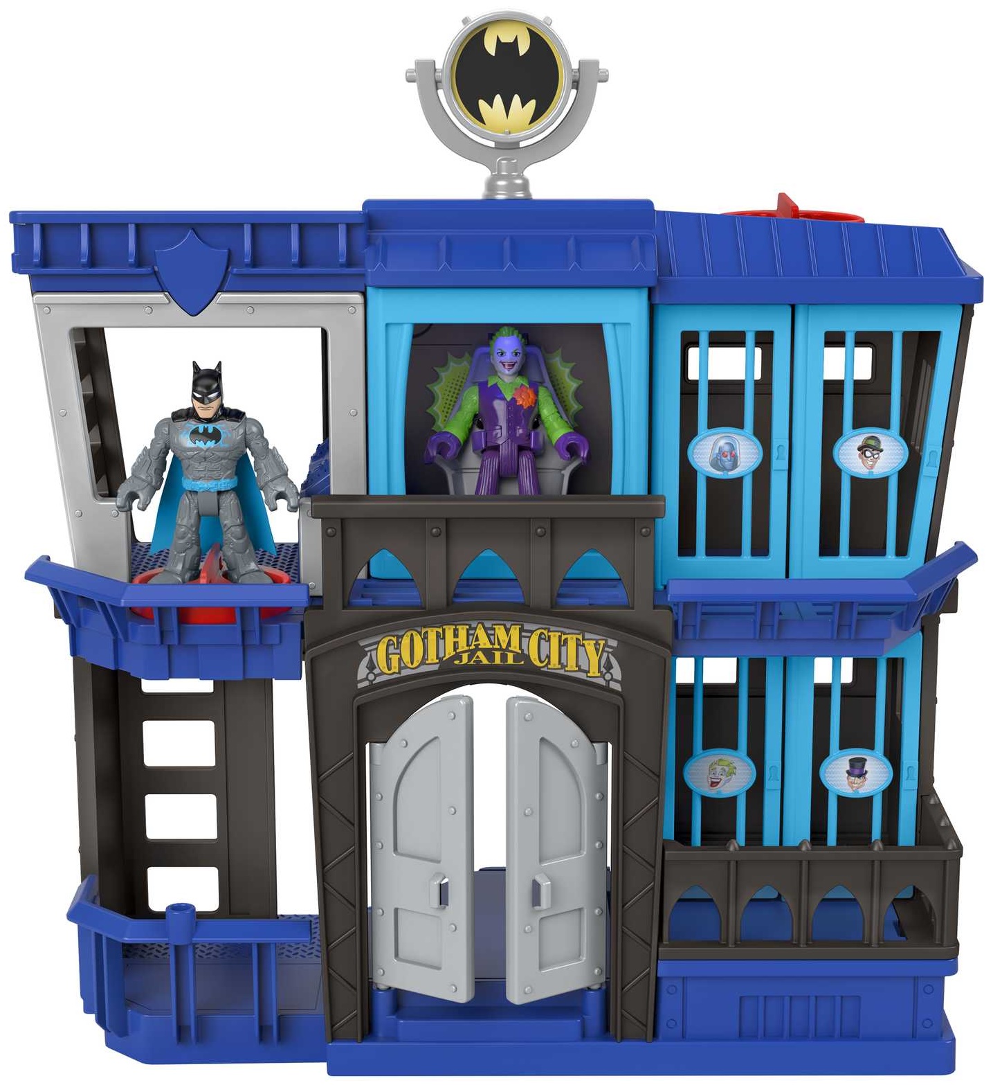 Set de joc Fisher Price Imaginext DC Super Friends - Închisoarea din Gotham City