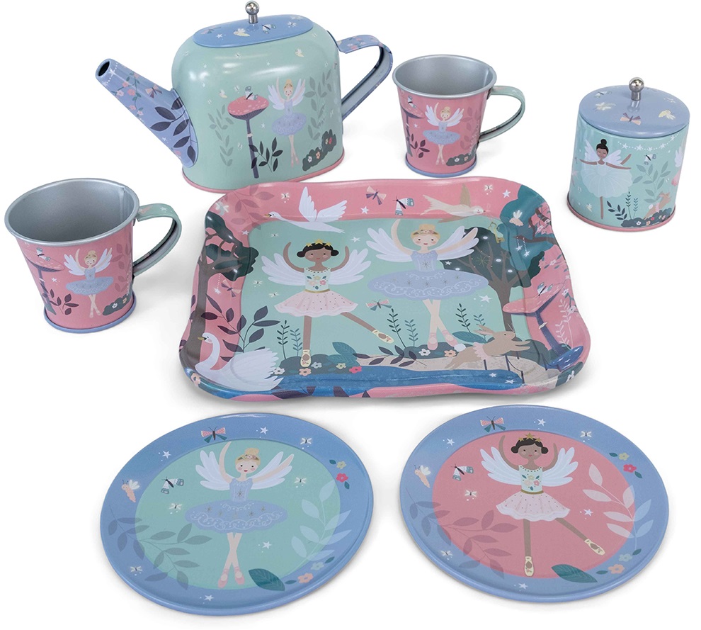 Set joc  Floss and Rock - Serviciu de ceai, Ballerini, 9 buc