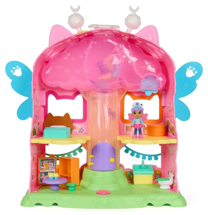 Set de joacă Gabby's Dollhouse Fairylandia - Cu 8 zâne zburătoare și o figurină exclusivă a lui Gabi