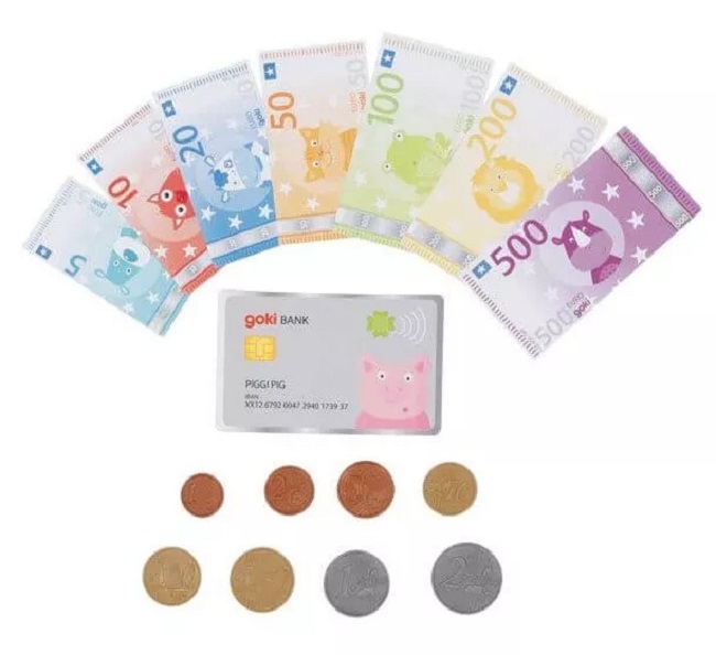 Set de jocuri Goki - bani virtuali și card de credit