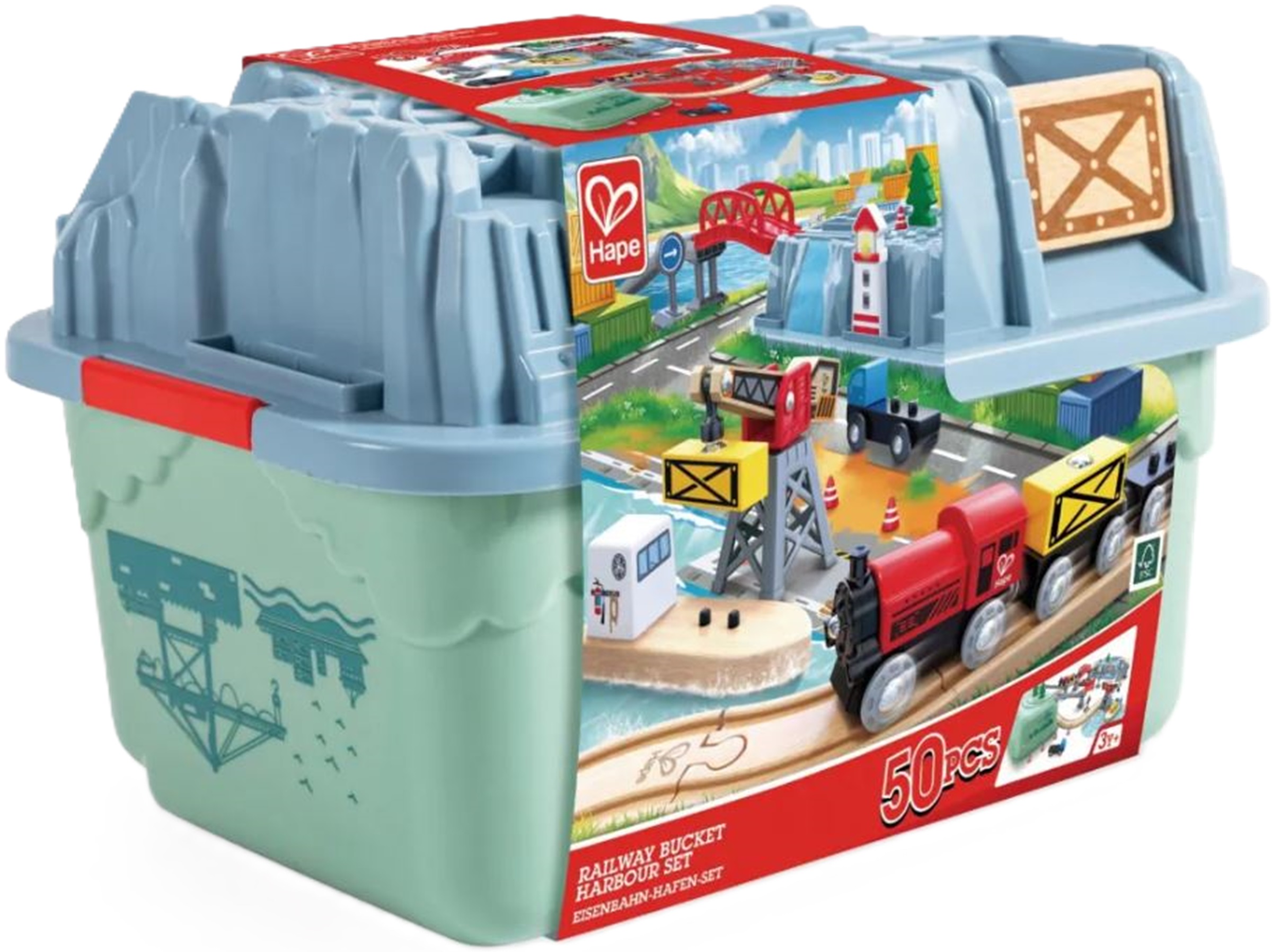 Set de joacă  HaPe International - Port, 51 piese