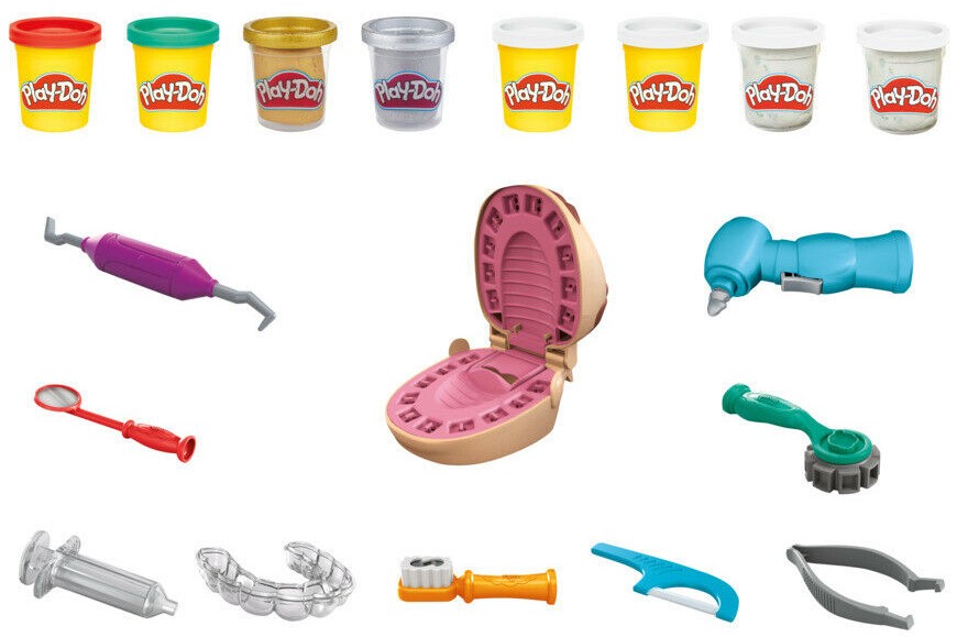 Set de joaca Hasbro Play-Doh - Dentist